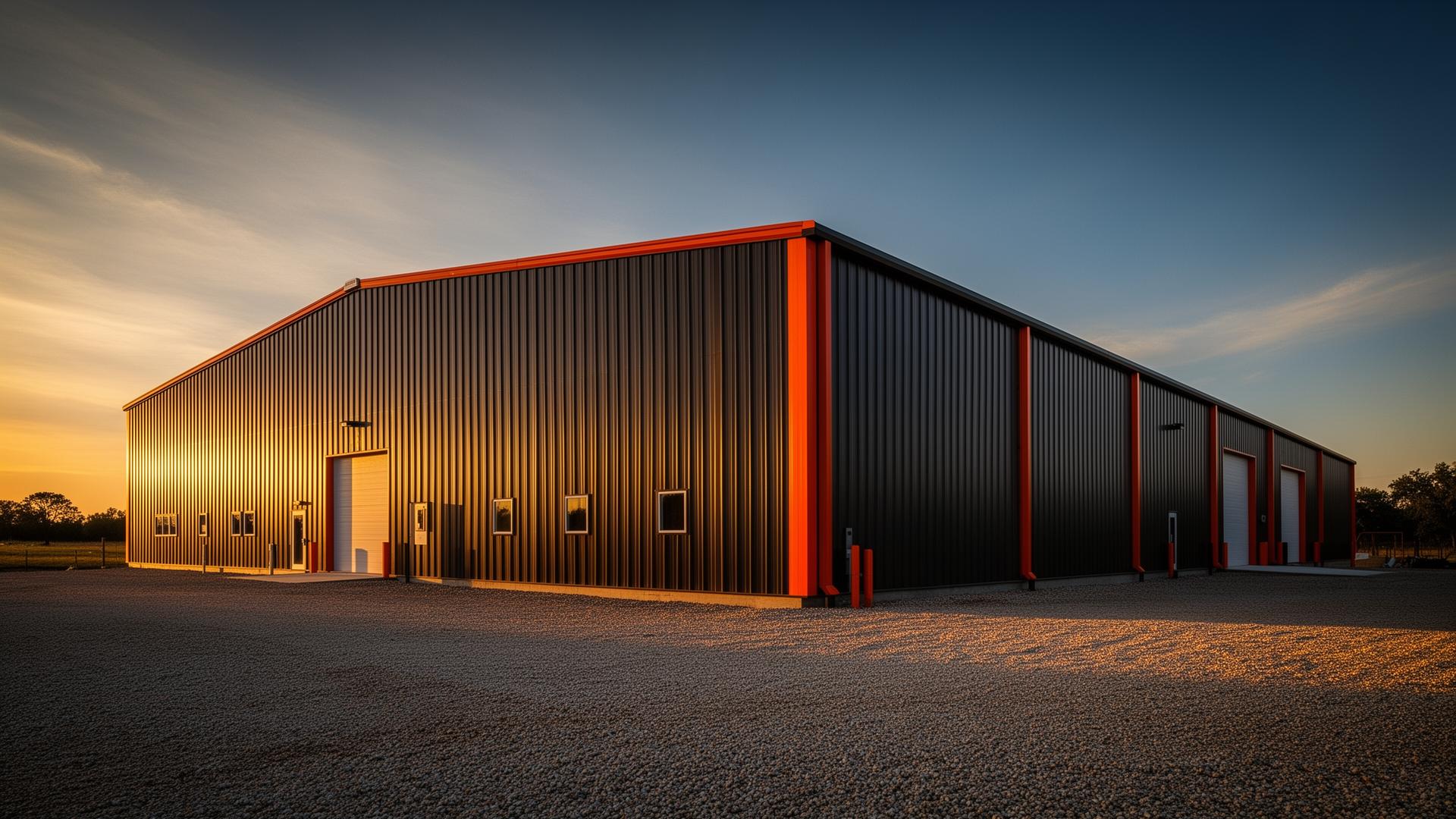 Commercial metal building East Texas